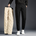 Women's Fleece Lined Joggers Sweatpants with Waterproof Quilted Shell - Image 9