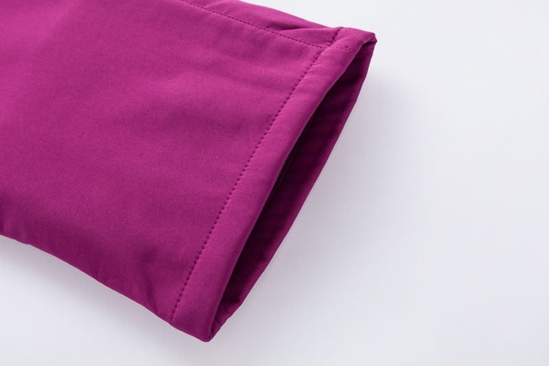 Women's Fleece Lined Softshell Hiking Pants with Water Resistant Straight Leg - Image 12