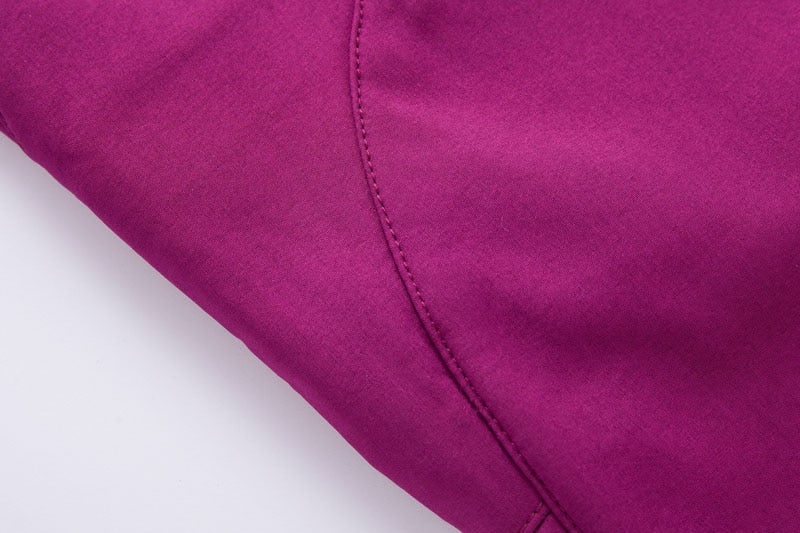 Women's Fleece Lined Softshell Hiking Pants with Water Resistant Straight Leg - Image 3