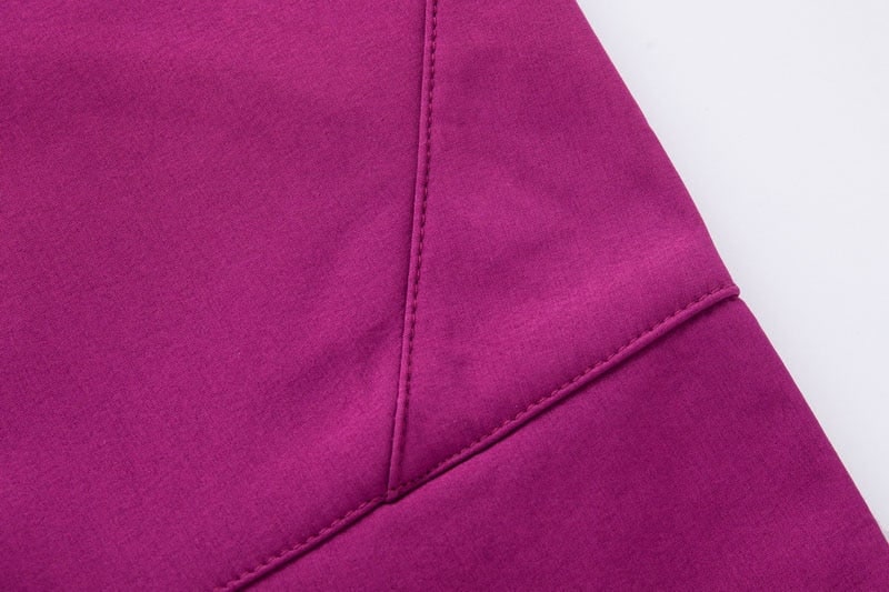 Women's Fleece Lined Softshell Hiking Pants with Water Resistant Straight Leg - Image 5