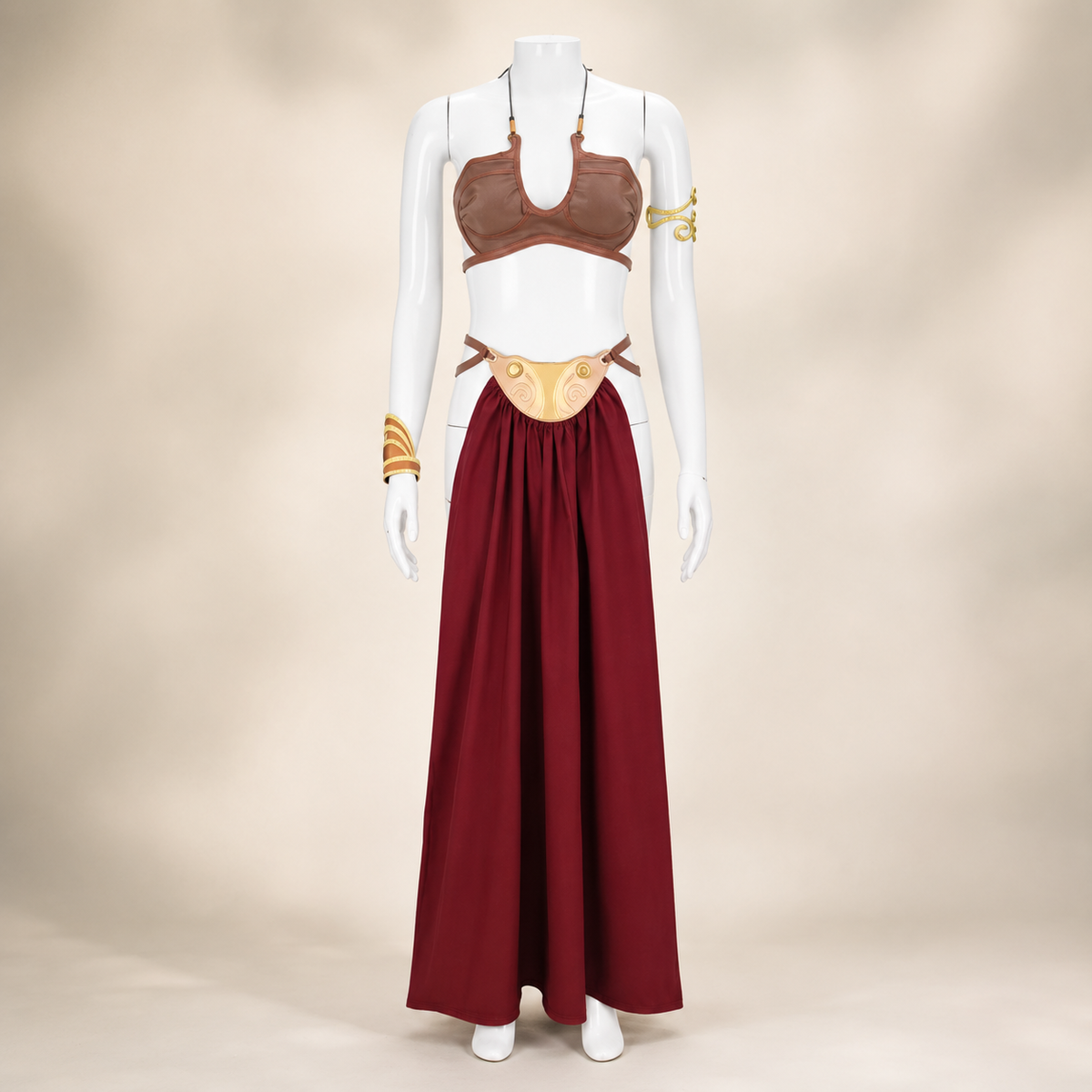 Women's Halloween Cosplay Costume Police Officer with Cape and Maxi Skirt - Image 5