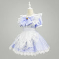 Women's Halloween French Maid Costume with Apron for House Cosplay Dress Plus Size - Image 1