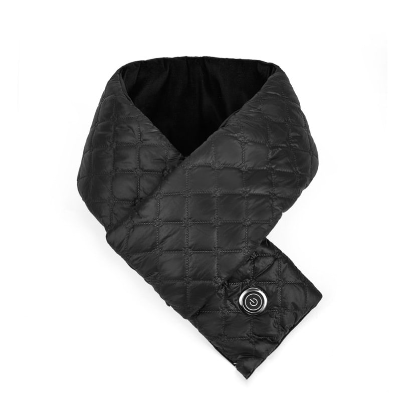 Women's Heated Neck Scarf with 3 Heat Settings Soft Fleece Lining and Quilted Puffer Design - Image 2