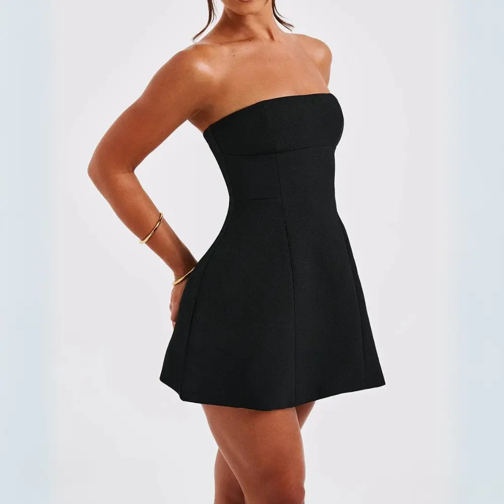 Women's Homecoming Dress Strapless A-Line Mini with Structured Bodice Sleeveless - Image 9