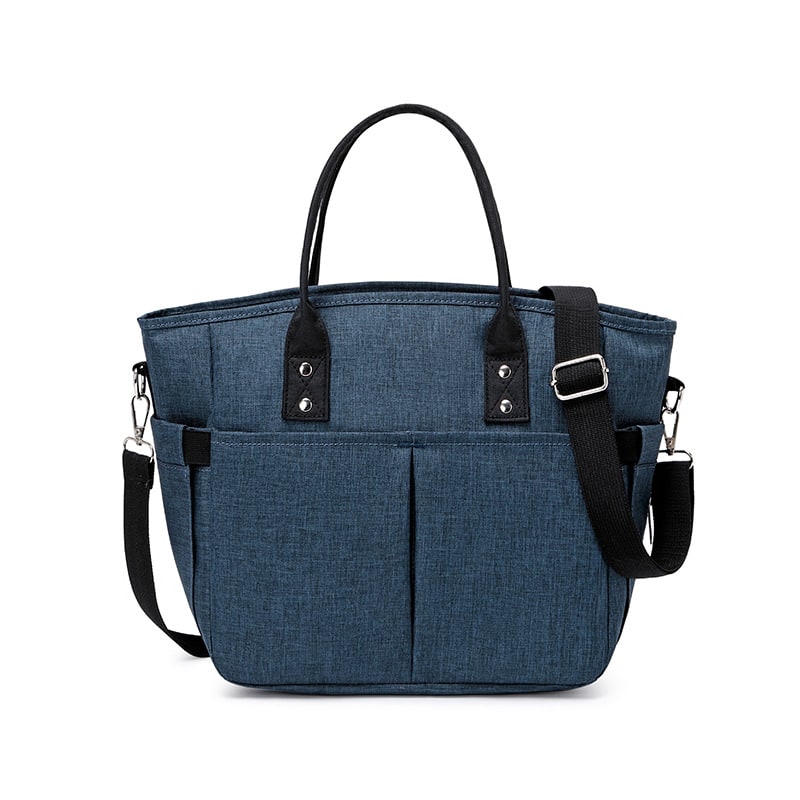Women's Insulated Lunch Box Bento Bag with Adjustable Shoulder Strap and Dual Handles Pouch - Image 4