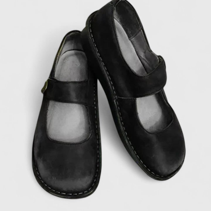 Women's Mary Jane Shoes Flats with Adjustable Strap and Cushioned Insole - Image 8