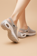 Women's Mesh Clogs with Adjustable Slip-On Strap and Cushioned Sole - Image 1