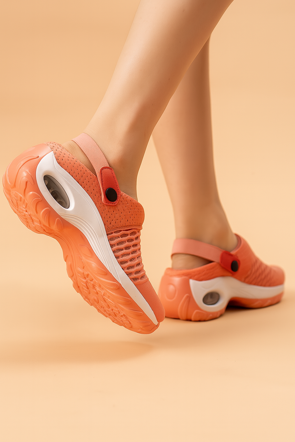 Women's Mesh Clogs with Adjustable Slip-On Strap and Cushioned Sole - Image 5
