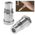 Women's O2 Oxygen Sensor Spacer Adapter with Stainless Steel Mesh Filter for Exhaust Extension - Image 1