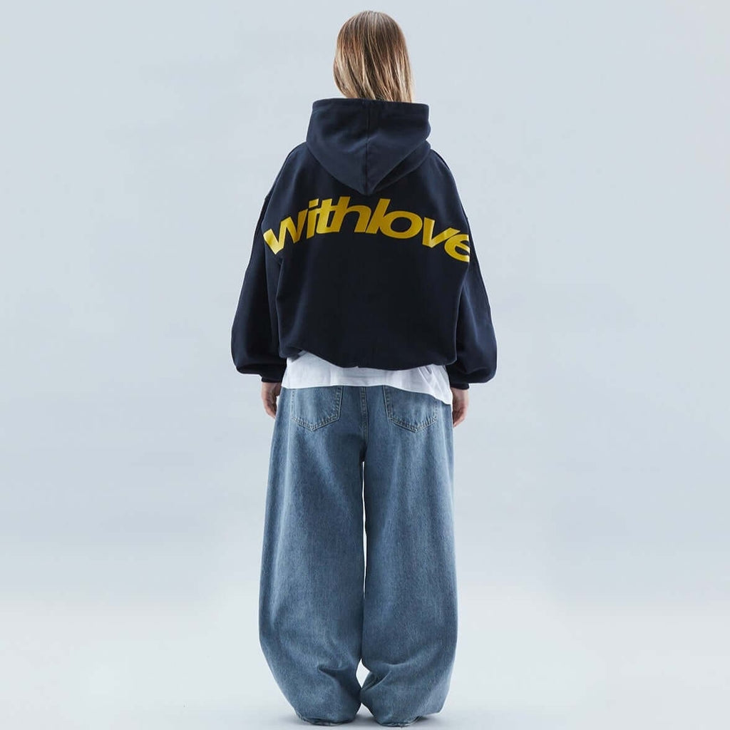 Women's Oversized Graphic Hoodie Sweatshirt with Drop Shoulder and Pullover Design - Image 8