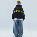 Women's Oversized Graphic Hoodie Sweatshirt with Drop Shoulder and Pullover Design - Image 8