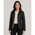 Women's Quilted Jacket with Diamond Quilting and Plaid Lining - Image 2