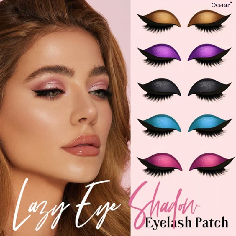 Women's Reusable Self-Adhesive Eyeliner Stickers with False Lashes and Eyeshadow - Image 1