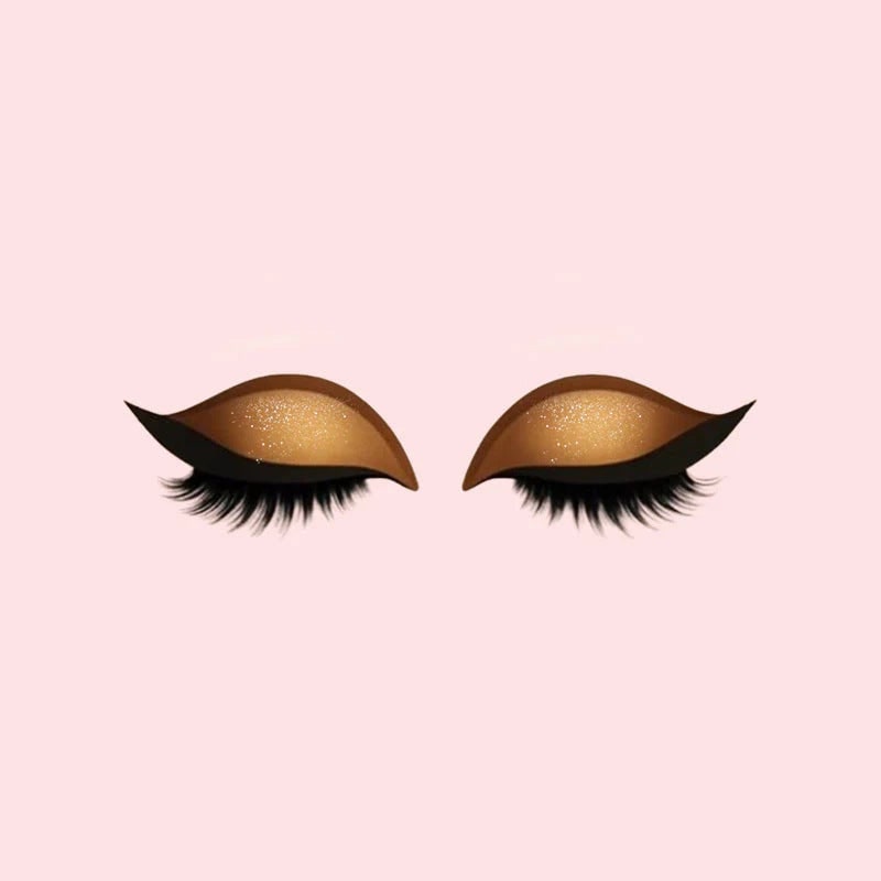 Women's Reusable Self-Adhesive Eyeliner Stickers with False Lashes and Eyeshadow - Image 6