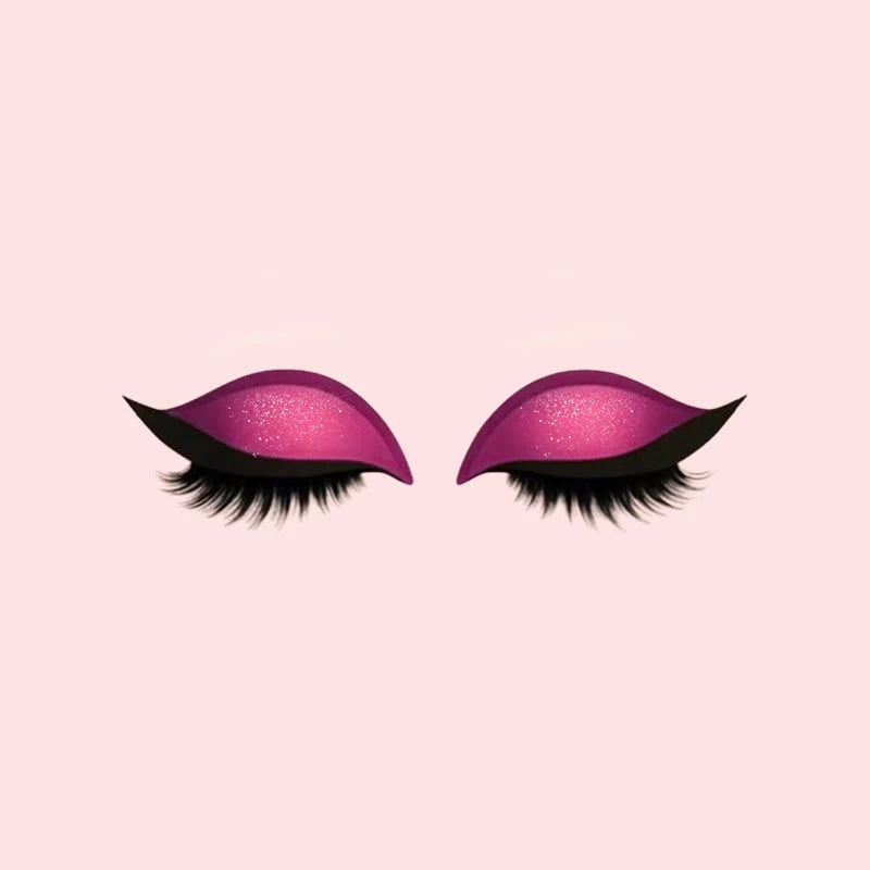 Women's Reusable Self-Adhesive Eyeliner Stickers with False Lashes and Eyeshadow - Image 7