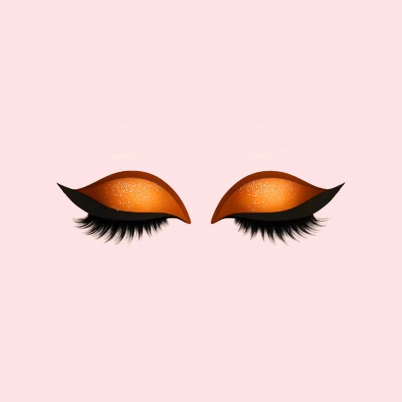 Women's Reusable Self-Adhesive Eyeliner Stickers with False Lashes and Eyeshadow - Image 9