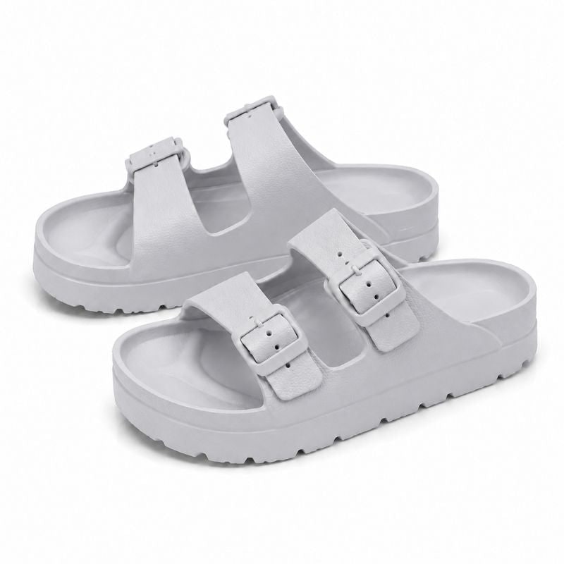 Women's Slide Sandals with Eva Foam Platform and Arch Support - Image 10