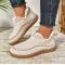 Women's Slipper Booties with Fleece Lining Sherpa Collar and Arch Support - Image 8
