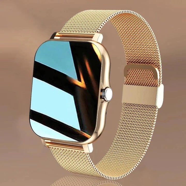 Women's Smartwatch with Metal Mesh Strap Touchscreen Display and Long Battery Life - Image 10