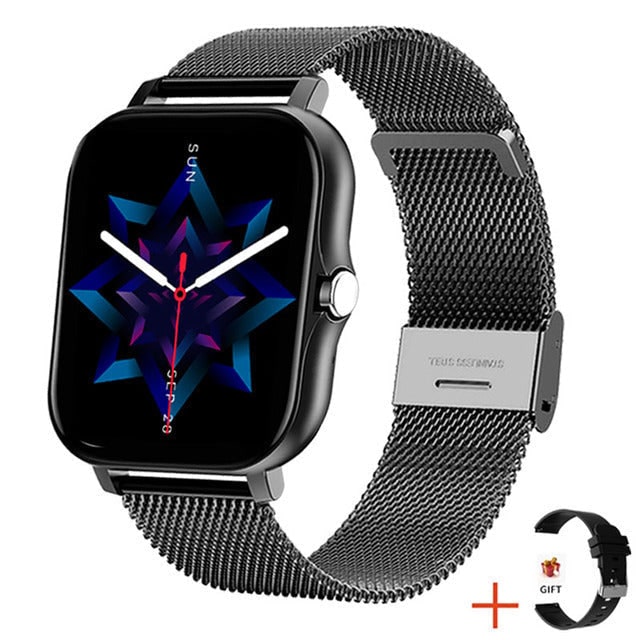 Women's Smartwatch with Metal Mesh Strap Touchscreen Display and Long Battery Life - Image 11