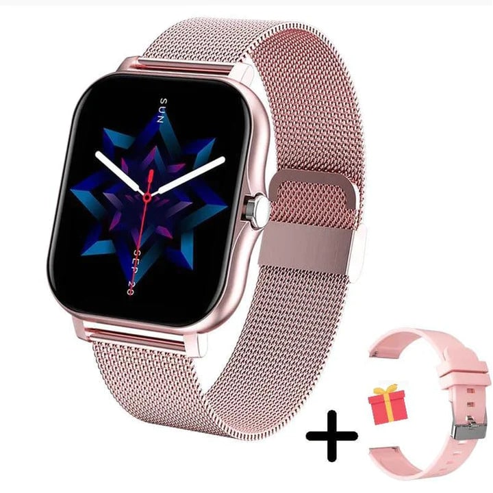 Women's Smartwatch with Metal Mesh Strap Touchscreen Display and Long Battery Life - Image 6