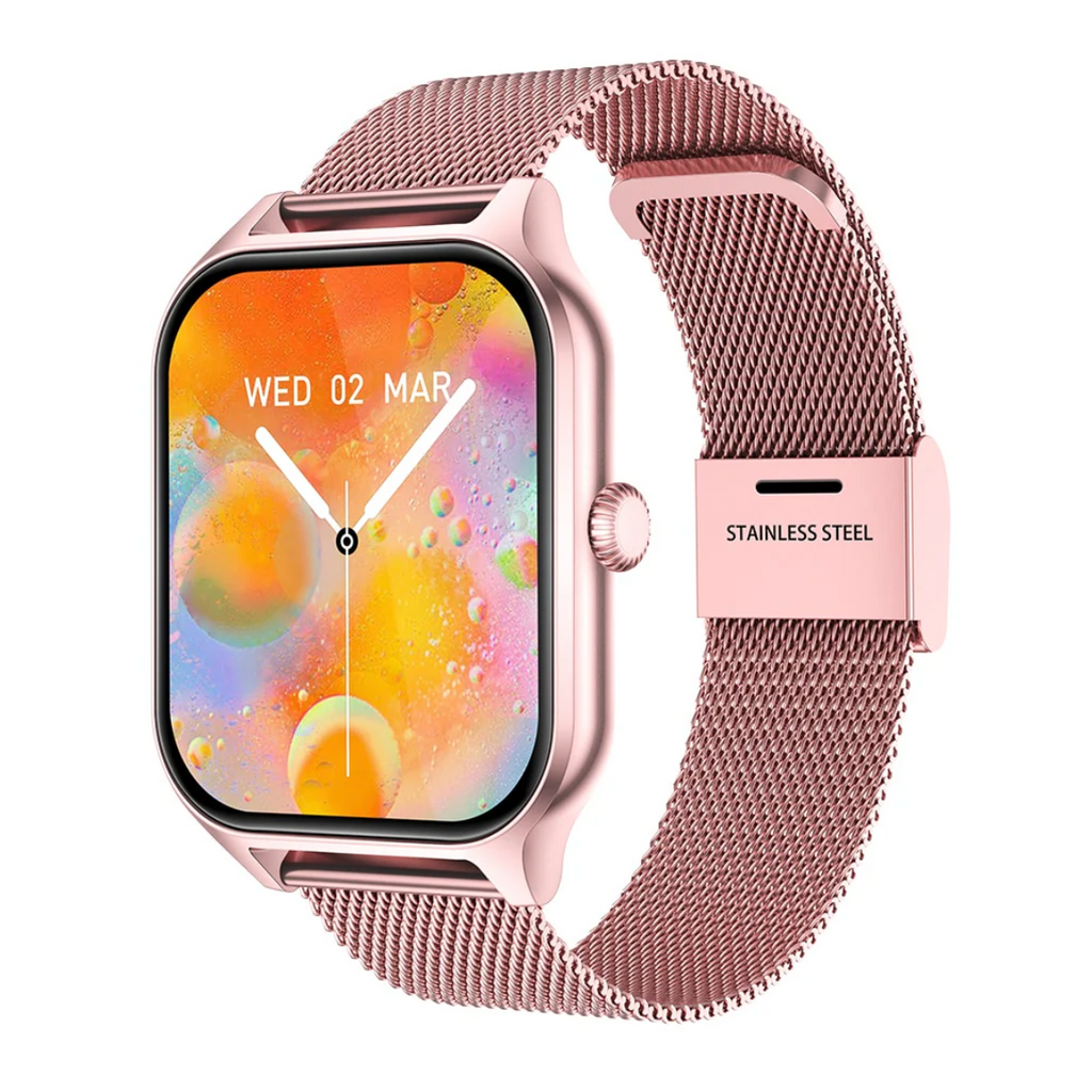 Women's Smartwatch with Metal Mesh Strap Touchscreen Display and Long Battery Life - Image 8