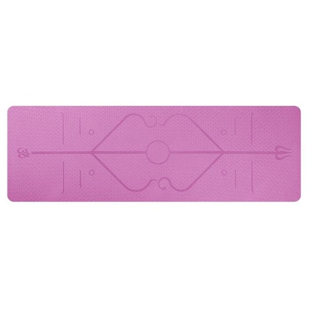 Yoga Mat Folding Exercise with Thick Cushioned Foam and Body Alignment Lines for Beginners - Image 13