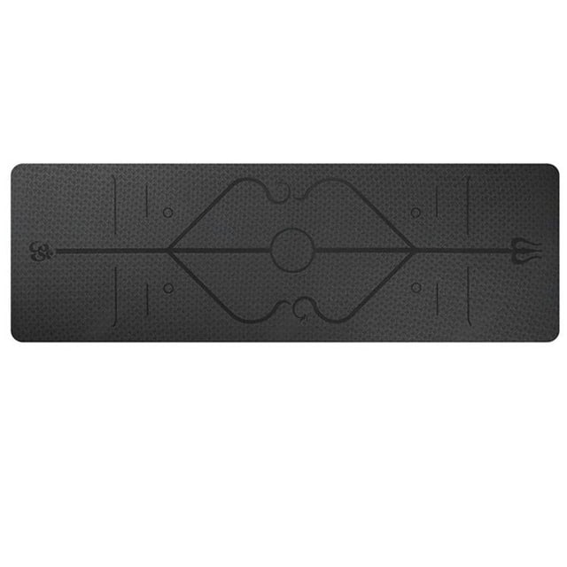 Yoga Mat Folding Exercise with Thick Cushioned Foam and Body Alignment Lines for Beginners - Image 15