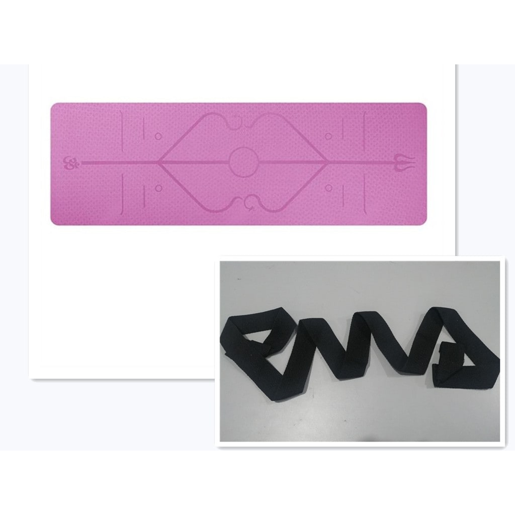Yoga Mat Folding Exercise with Thick Cushioned Foam and Body Alignment Lines for Beginners - Image 23