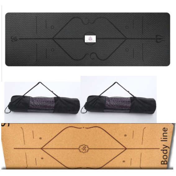Yoga Mat Folding Exercise with Thick Cushioned Foam and Body Alignment Lines for Beginners - Image 6
