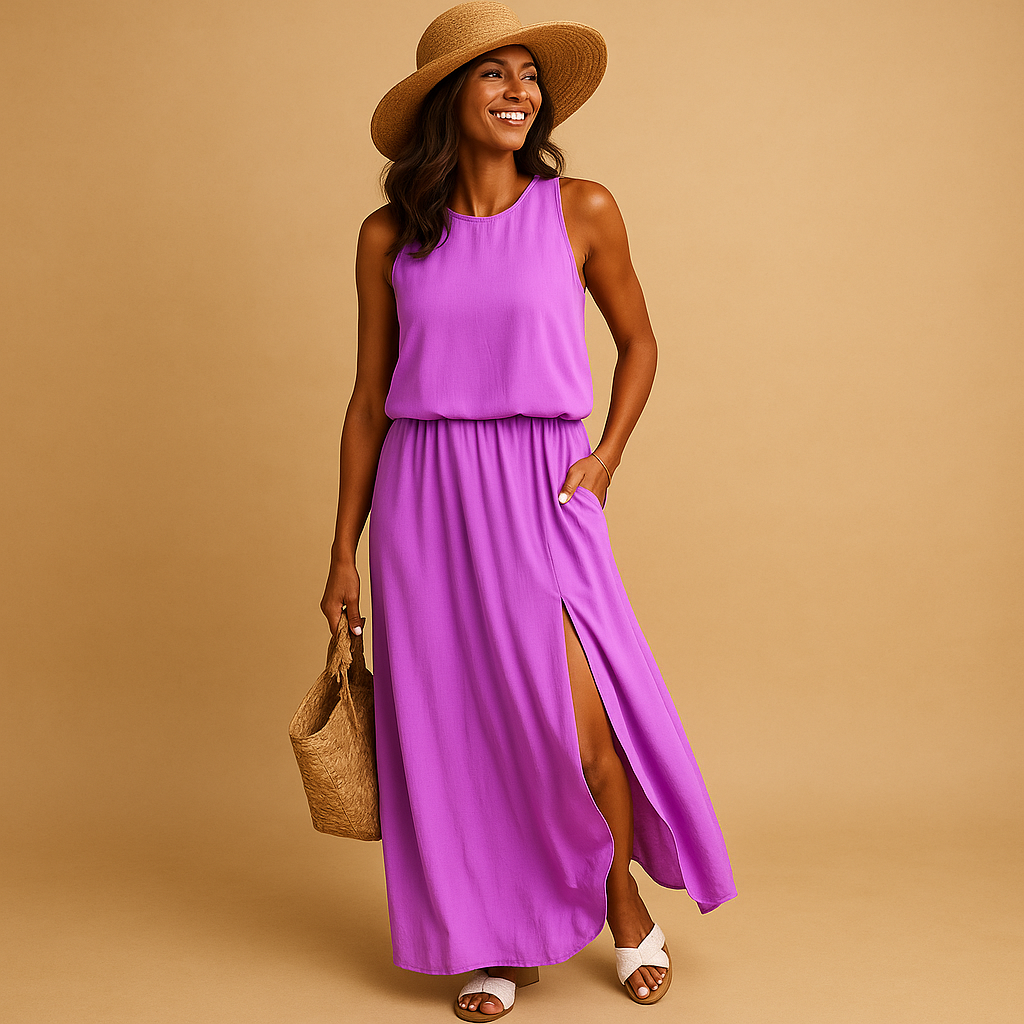 Naya Ellin. – Women’s Lightweight Summer Dress with Relaxed Fit