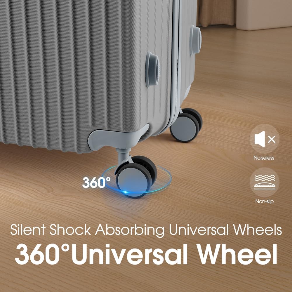 Hardshell Suitcase with Spinner Wheels and TSA Lock – Lightweight Durable Luggage for Business and Travel